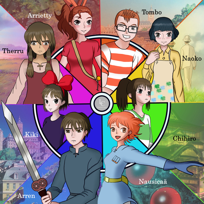 Colour Wheel Challenge - Ghibli Edition 13 July 2023