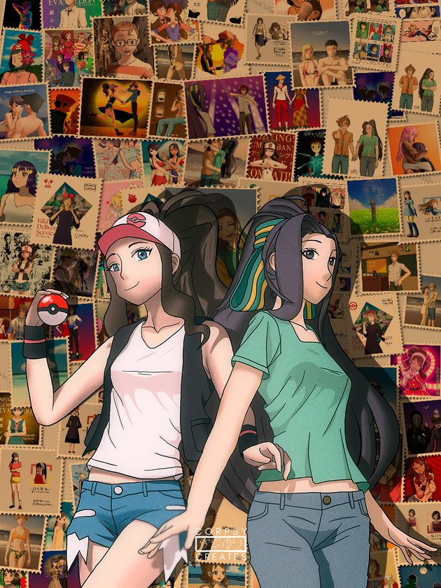 Hilda and Nicole - 100th Artwork 3 December 2024