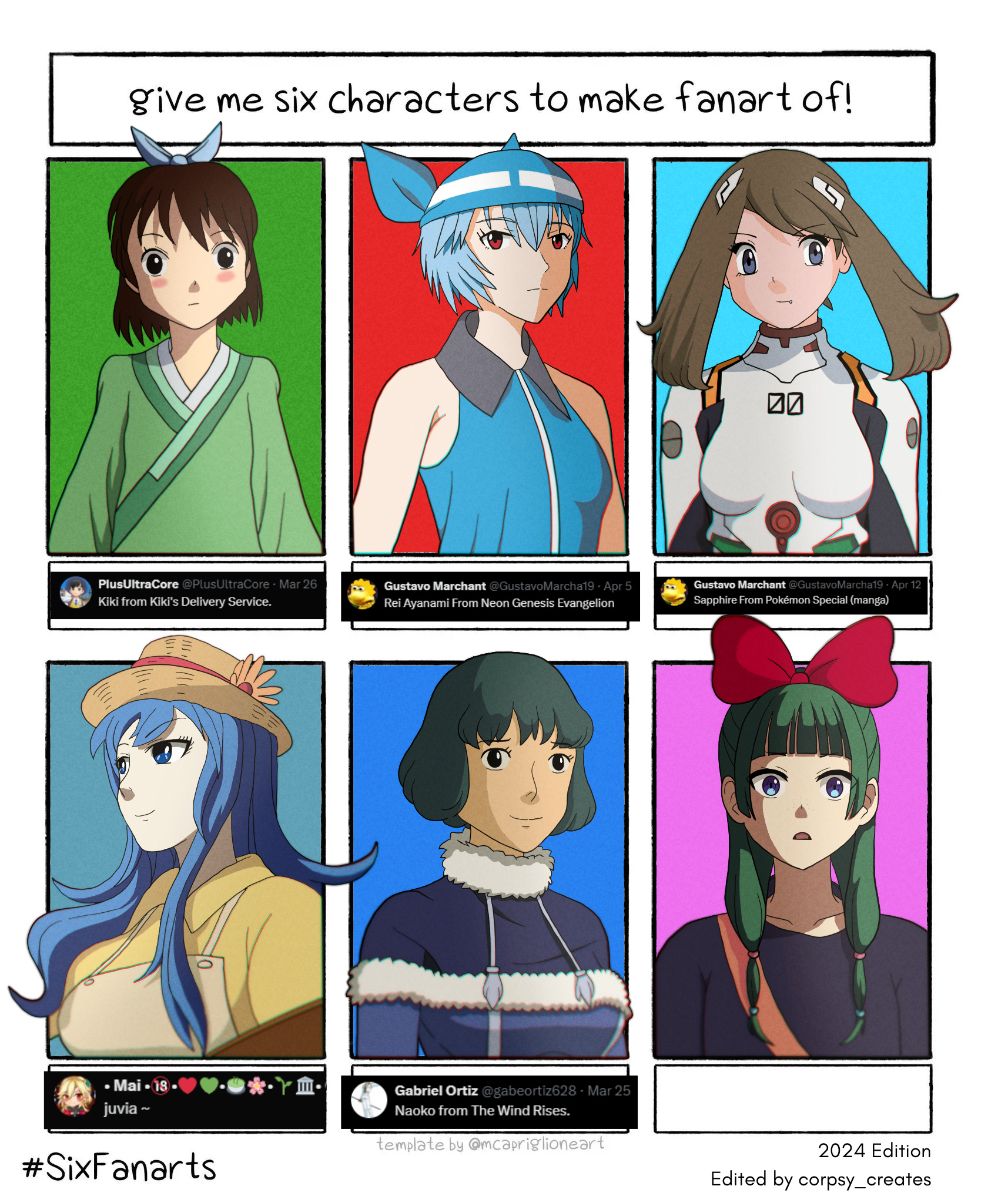 Fanarts with Proofs of Request from X