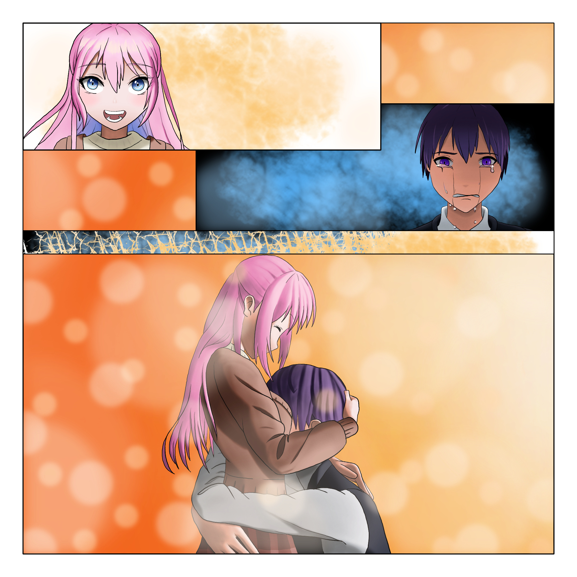 Comic, without bubbles